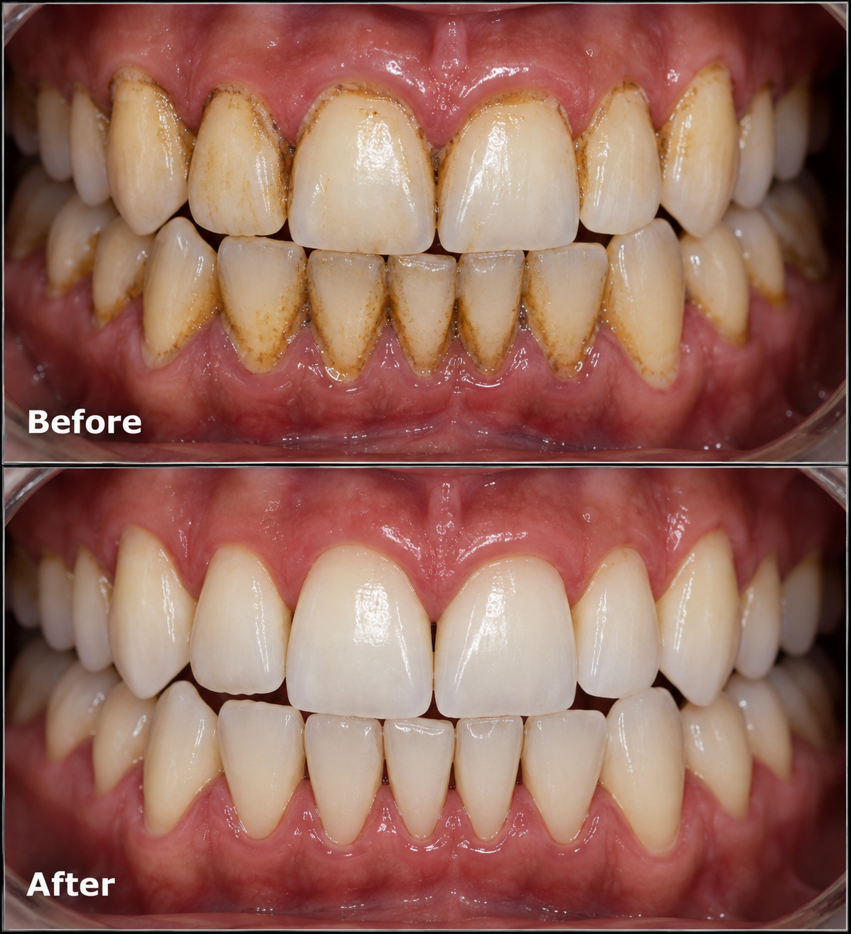 Deep Scaling & Halitosis Treatment - Before & After