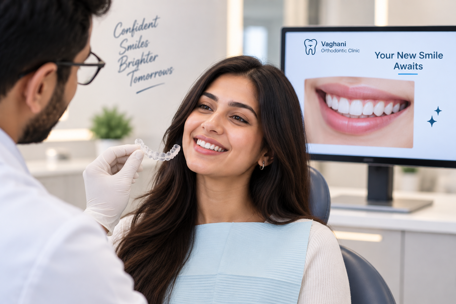 Aligner Wear & Smile