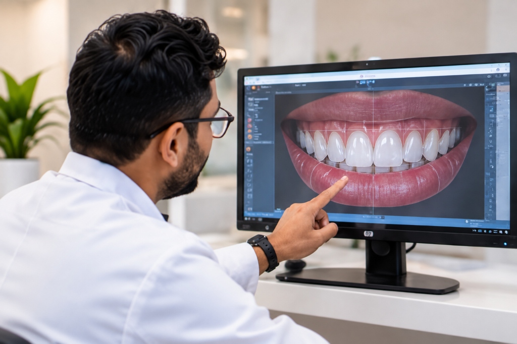 Digital Smile Design 3D Simulation